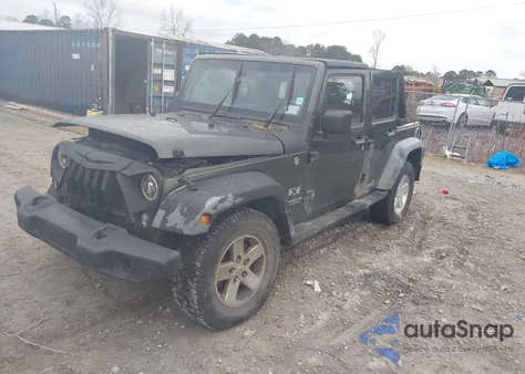 2008 Jeep Wrangler Unlimited X z USA, uszkodzony, nr VIN 1J4GA39108L580444